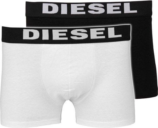 Diesel - Heren Onderbroeken 2-pack boxers - Wit - Maat M | bol.com