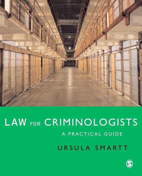 Law for Criminologists - cover