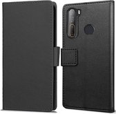 HTC Desire 20 Pro hoesje - Book Wallet Case - zwart