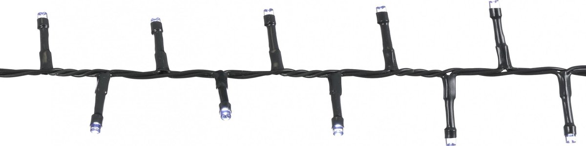 Luca Lighting kerstverlichting lichtsnoer - buiten - 370 lampjes wit - flashfunctie - 740 cm