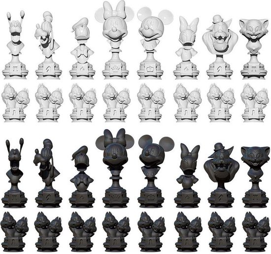 Thumbnail van een extra afbeelding van het spel Asmodee Mickey The True Original Chess Set - EN