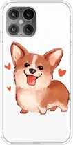 iPhone 12 (Pro) - hoes, cover, case - TPU - Cute dog
