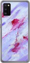Samsung Galaxy A41 Hoesje Transparant TPU Case - Abstract Pinks #ffffff