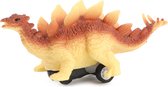 Toi-toys Stegosaurus Dino's Junior 8 Cm Bruin/beige