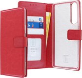 Bookcase hoesje Sony Xperia 1 II - CaseBoutique - Solid Red - Similicuir