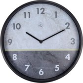 NeXtime NX-7338 Wandklok NXt Horizon Ø 30 Cm Wit/zwart