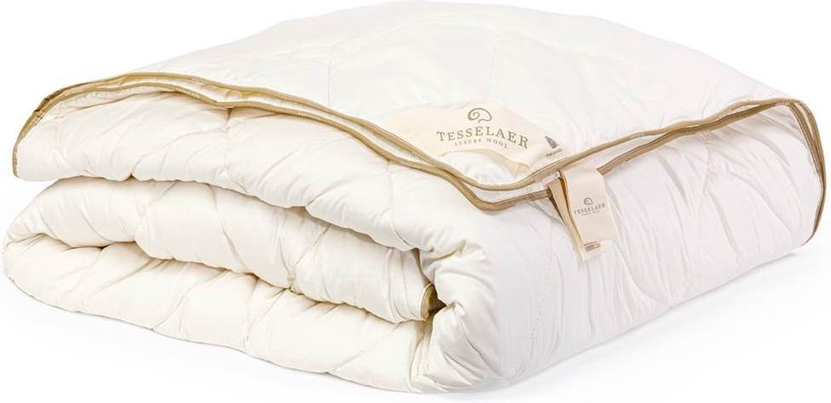 Tesselaer - Wol - 4-seizoenen dekbed - Lits-jumeaux - 240x220 cm - Wit