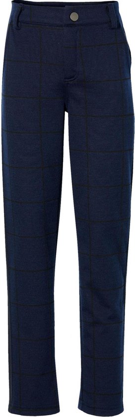 Levv broek Krijn donker blauw met ruit voor jongens - maat 146/152 | bol.com