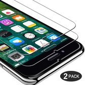 Screenprotector Glas - Tempered Glass Screen Protector - 2x Geschikt voor: Apple iPhone 7 Plus / 8 Plus