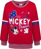 Disney Mickey Mouse sweater rood maat 110/116