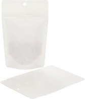 Stazakken Composteerbaar Kraft Wit 10,2x6x15,2cm | 57 gram (100 stuks)
