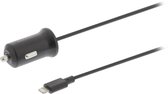 Sweex CH-009BL Autolader 2.4 A Apple Lightning Zwart