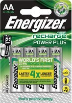 Energizer EN-PWRPL2000B4 Oplaadbare Nimh Batterij Aa 1.2 V Power Plus 2000 Mah 4-blister