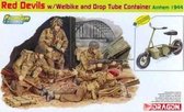 1:35 Dragon 6585 Red Devils w/Welbike and Drop Tube Container - Arnhem 1944 Plastic Modelbouwpakket
