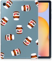 Bumper Case Samsung Galaxy Tab S6 Lite | Tab S6 Lite 2022 Hippe Hoesje Quotes Nut Jar met transparant zijkanten