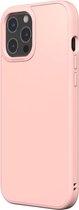 Apple iPhone 12 Pro Max Hoesje - Rhinoshield - SolidSuit Serie - Hard Kunststof Backcover - Blush Pink - Hoesje Geschikt Voor Apple iPhone 12 Pro Max
