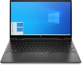 HP ENVY x360 15-ee0991nd DDR4-SDRAM Hybride (2-in-1) 39,6 cm (15.6") 1920 x 1080 Pixels Touchscreen AMD Ryzen 7 16 GB 512 GB SSD Wi-Fi 5 (802.11ac) Windows 10 Home Zwart