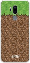 LG G7 ThinQ Hoesje Transparant TPU Case - Minecraft - Grass #ffffff