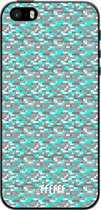 iPhone 5s Hoesje TPU Case - Minecraft - Diamonds! #ffffff