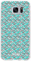 Samsung Galaxy S7 Hoesje Transparant TPU Case - Minecraft - Diamonds! #ffffff