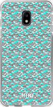Samsung Galaxy J3 (2017) Hoesje Transparant TPU Case - Minecraft - Diamonds! #ffffff