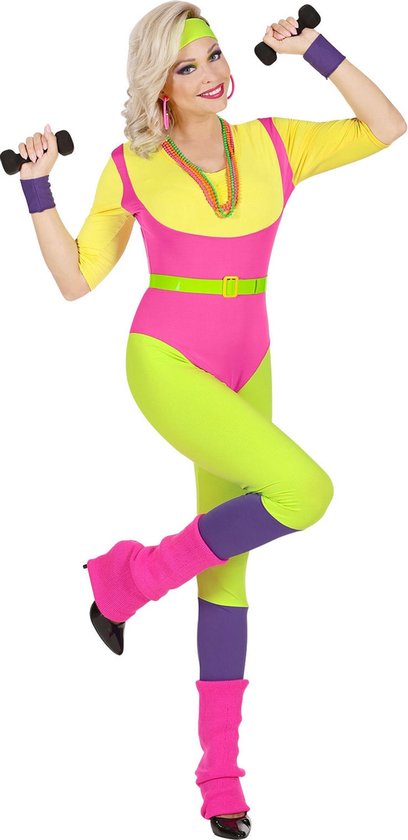 WIDMANN - Jaren 80 aerobics kostuum voor vrouwen - XS | bol.com