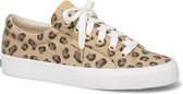 Jump Kick Leopard Tan/Blk Dames Veterschoenen - Bruin - maat 38