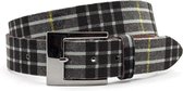 Ceinture femme écossais gris tartan