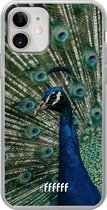 iPhone 12 Mini Hoesje Transparant TPU Case - Peacock #ffffff