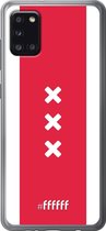 Samsung Galaxy A31 Hoesje Transparant TPU Case - AFC Ajax Amsterdam1 #ffffff