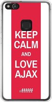Huawei P10 Lite Hoesje Transparant TPU Case - AFC Ajax Keep Calm #ffffff