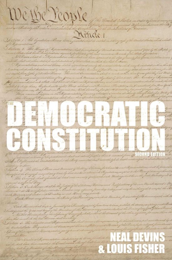 The Democratic Constitution, 2nd Edition - cover