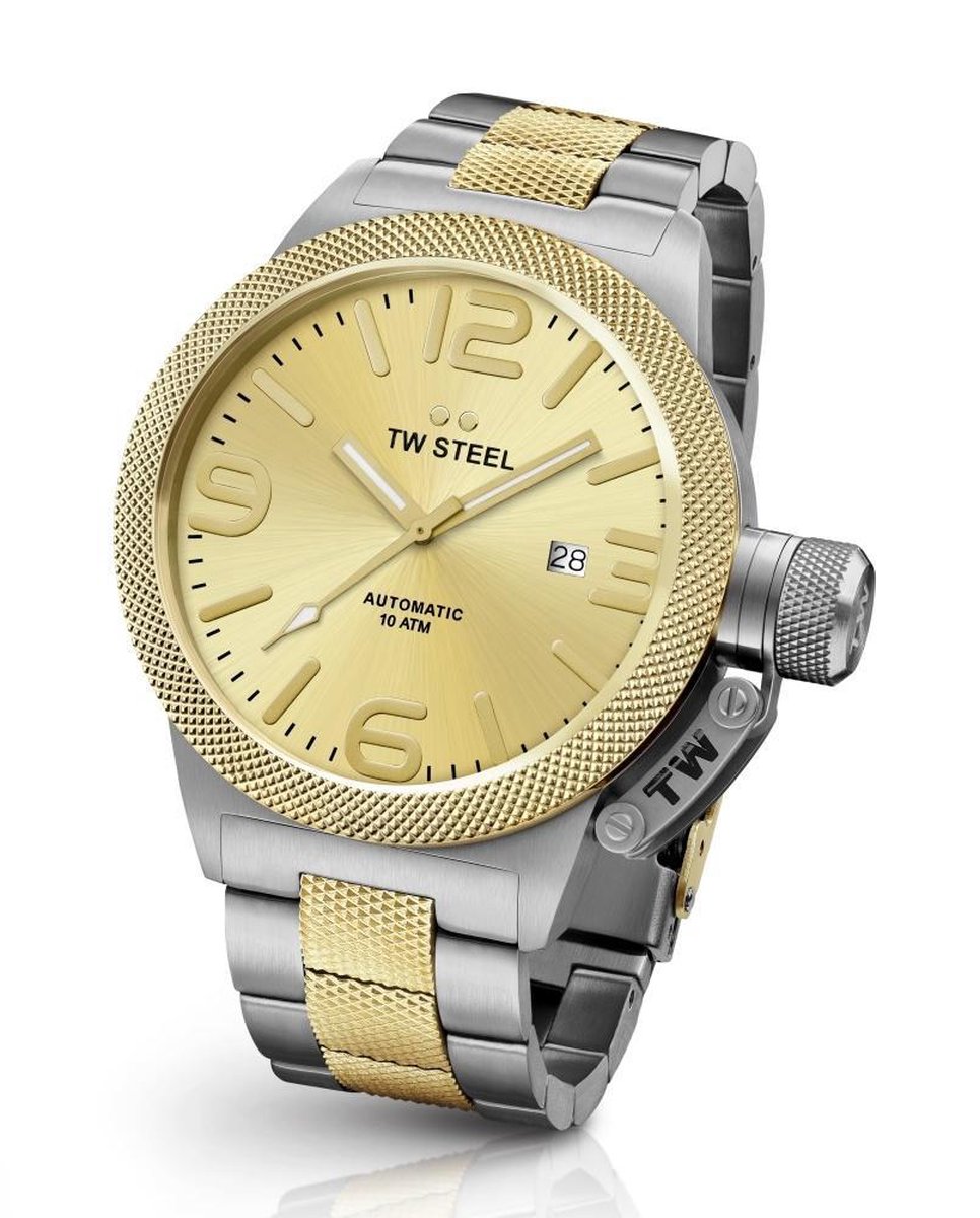 TW Steel CB55 Canteen Bracelet Automaat Horloge 45mm