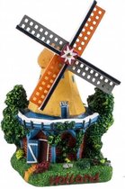 3D Stellingmolen Met Gele Kap 9 Cm - Souvenir - Magnetisch