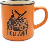 Mok - Beker Klein - Holland Holland - Oranje - Molen - Nederland - Souvenir - Een Stuk