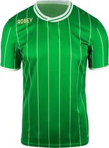 Robey Pinstripe Shirt voetbalshirt korte mouwen (maat 2XL) - Green