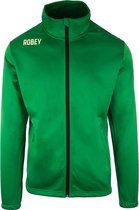 Robey Premier Trainingsjack - Voetbaljas - Green - Maat XXXXL