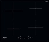 WHIRLPOOL - WSQ4860NE - Inductiekookplaat - 4 branders - 7200W - L60 cm - Zwarte glascoating