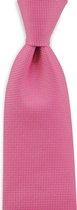 We Love Ties - Stropdas Pink Romance - geweven polyester Microfill - roze / wit