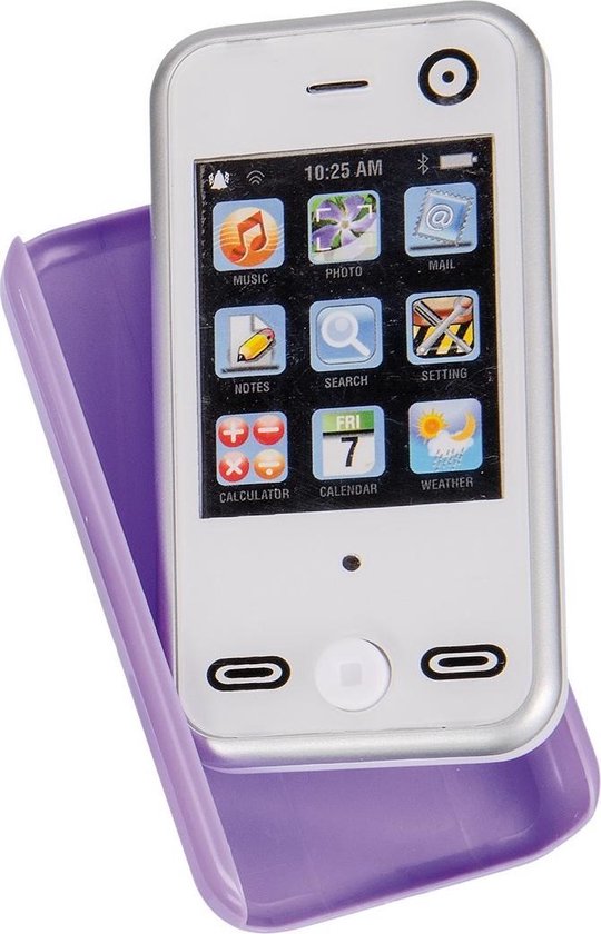 Jouets smartphone / téléphone portable blanc avec son 8 cm - GSM -  Smartphones - Faux... | bol.com