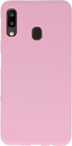 Wicked Narwal | Color TPU Hoesje voor Samsung Samsung Galaxy A20 Roze