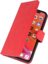 Wicked Narwal | bookstyle / book case/ wallet case Wallet Cases Hoes voor iPhone 11 Pro Max Rood