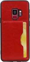 Wicked Narwal | Staand Back Cover 1 Pasjes voor Samsung Galaxy S9 Rood