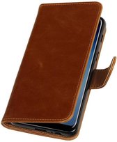 Wicked Narwal | Premium PU Leder bookstyle / book case/ wallet case voor Samsung Galaxy A5 2018 A530F Bruin
