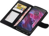 Wicked Narwal | Motorola Moto X4 Portemonnee hoesje booktype wallet case Zwart