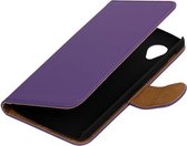 Wicked Narwal | bookstyle / book case/ wallet case Hoes voor LG Nexus 5 Paars