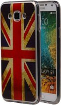 Wicked Narwal | Britse Vlag TPU Hoesje voor Samsung Galaxy E7 UK