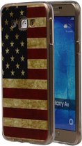 Wicked Narwal | Amerikaanse Vlag TPU Hoesje voor Samsung galaxy a8 2015 USA