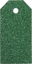 Vivi Gade Labels Glitter 15 Stuks 5 X 10 Cm Groen Karton