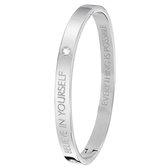 Guess - Guess stalen armband bangle Believe in yourself